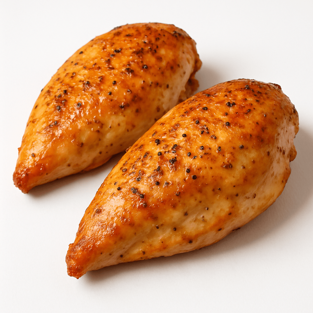 Chicken breasts, roasted