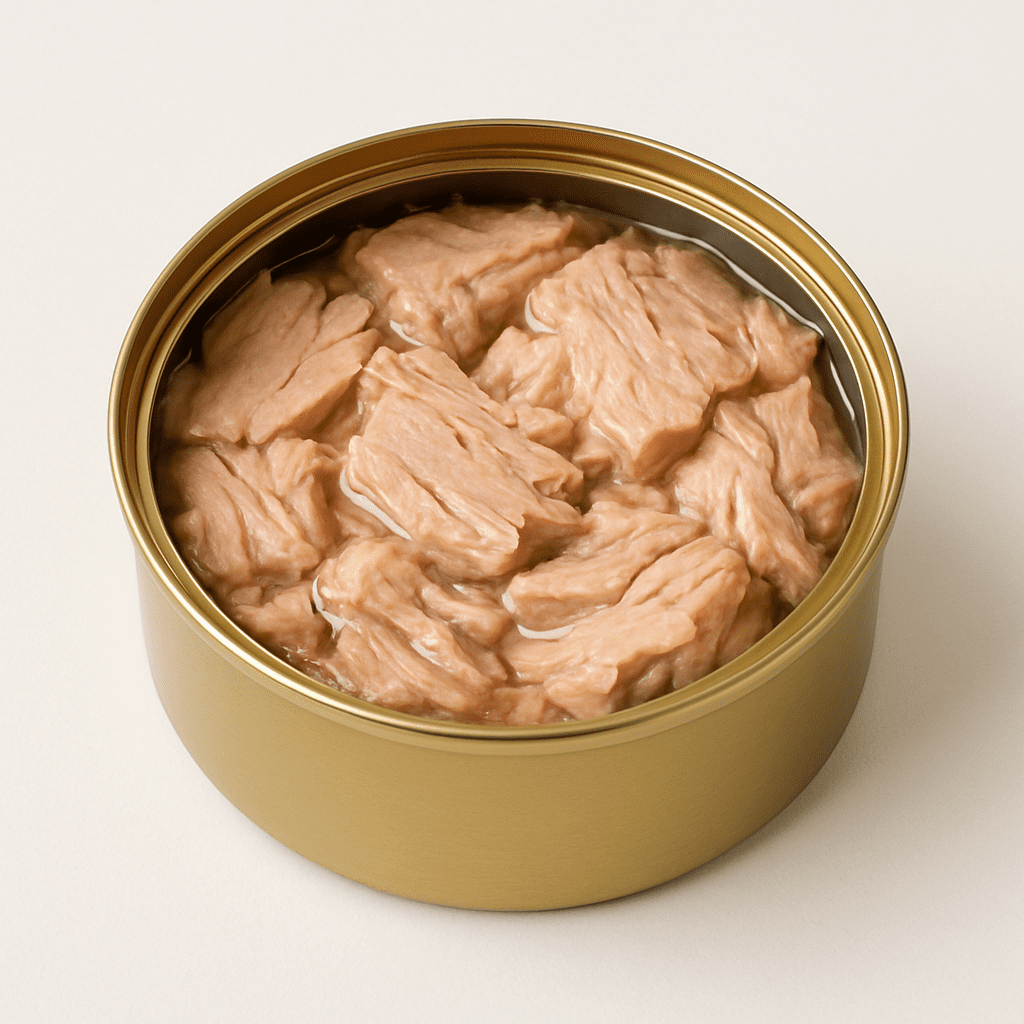 Tuna, canned in brine