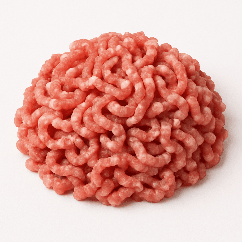 Veal, minced meat, > 10% fat