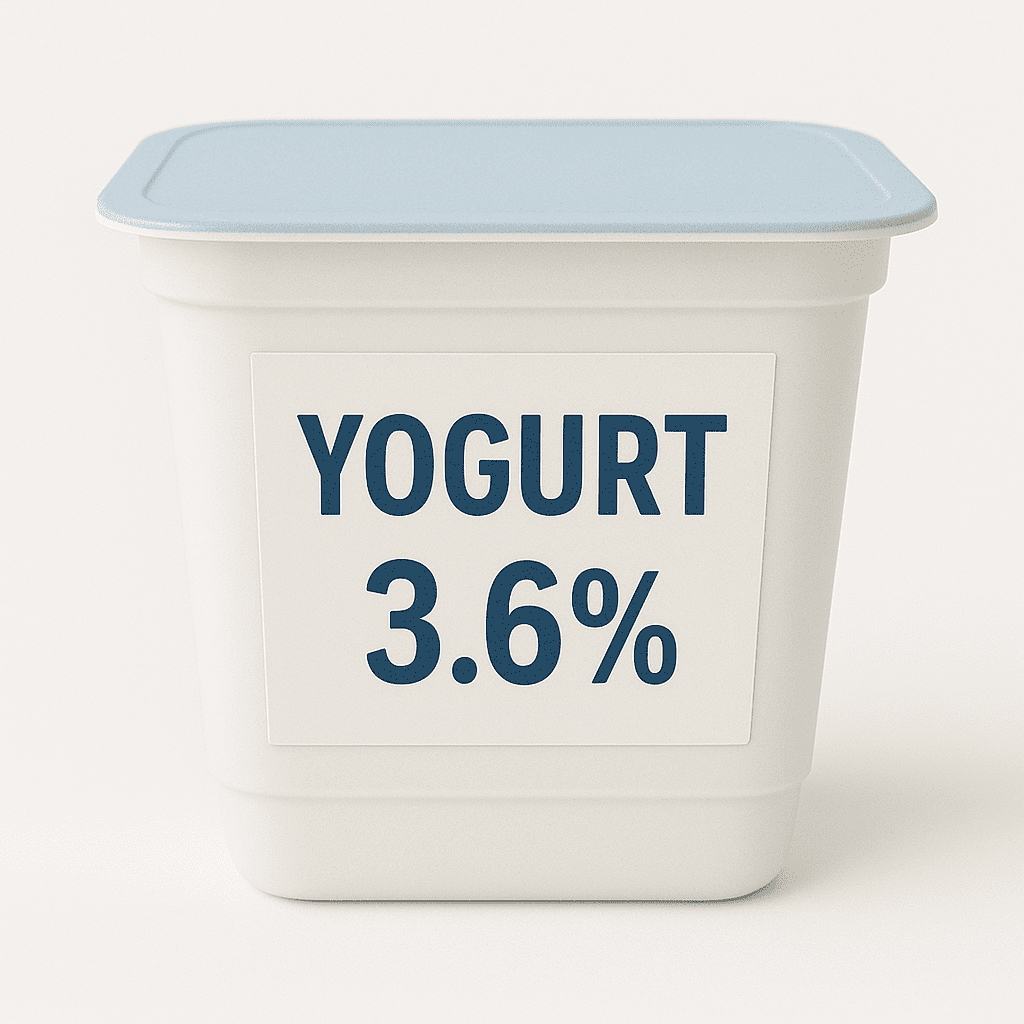 Yogurt 3.6%